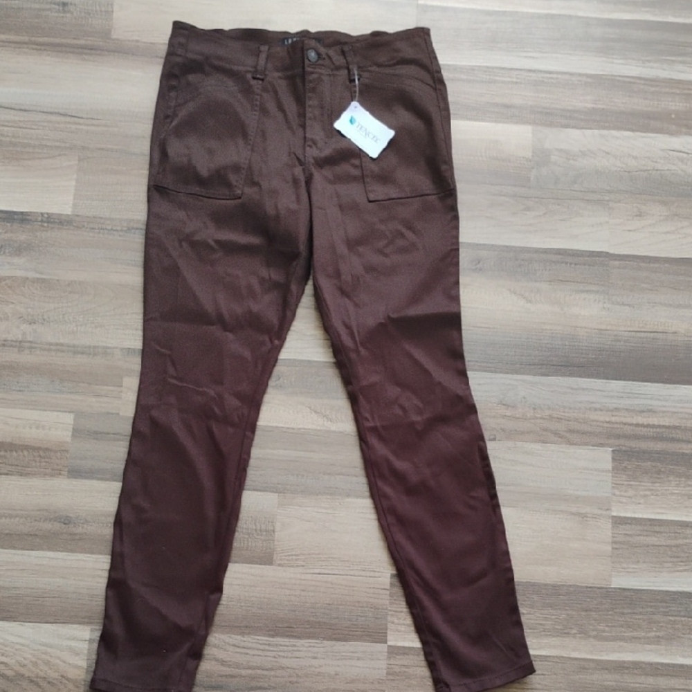 Level 99 Women’s Brown Slim Utility Chinos
